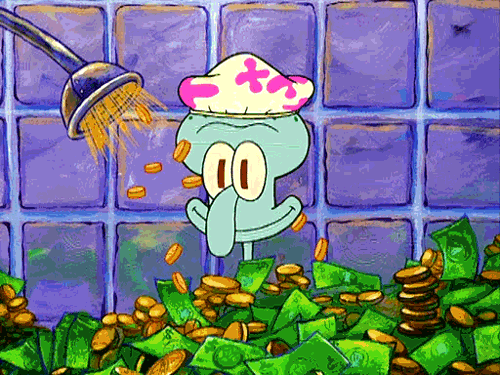 Raining money